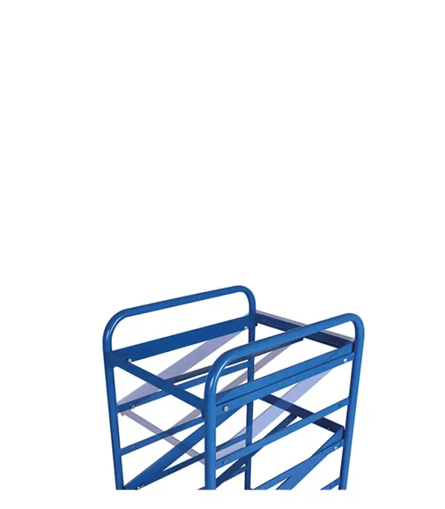Variofit sw-610.200 Τρόλεϊ Μεταφοράς για Κουτιά Euro με Επικλινή Ράφια για Φορτίο Βάρους ως 200kg 2