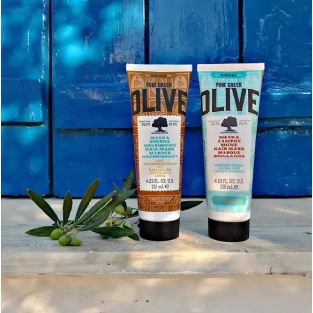 ΚΟΡΡΕΣ Olive Μάσκα Θρέψης Για Ξηρά - Αφυδατωμένα Μαλλιά 125ml 2