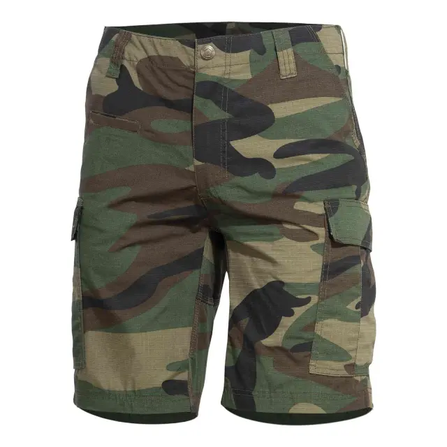 Pentagon BDU 2.0 Shorts Camo-Βερμούδα Παραλλαγής για Εργασία-Τακτική -Καθημερινή Χρήση - 51-Woodland Camo