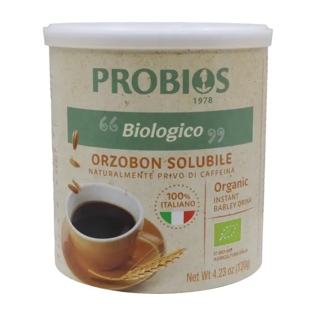 Probios Orzobon Βιολογικό Στιγμιαίο Ρόφημα Κριθαριού, Υποκατάστατο Καφέ, 120γρ