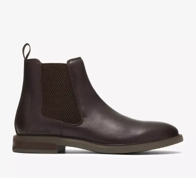Clarks Jaxen Easy ανδρικό δερμάτινο μποτάκι 26327312-1 - 42