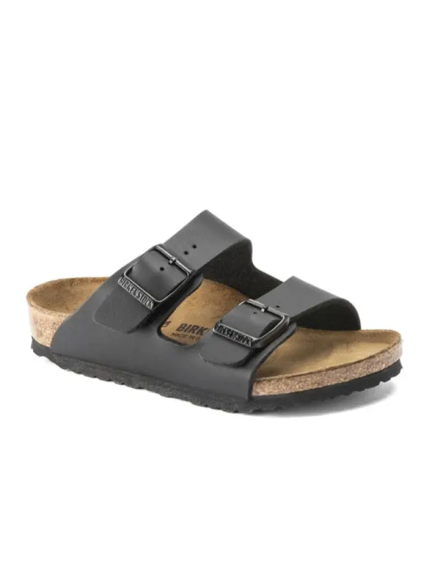 Birkenstock Πέδιλα Παιδικό Birko-Flor(ανθεκτικό υλικό της Birkenstock-επιτρέπει την επαφή με το νερό) Μαύρο BIR/ARIZONA KIDS 555123 BLACK 2