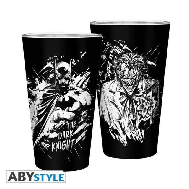 Ποτήρι γυάλινο DC COMICS - Large Glass - 400ml - Batman & Joker ABYVER119 2