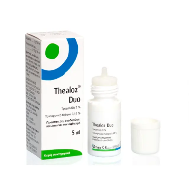 Thealoz Duo Eye Drops Οφθαλμικές Σταγόνες, Υποκατάστατο Δακρύων με Υαλουρονικό Οξύ, 5ml