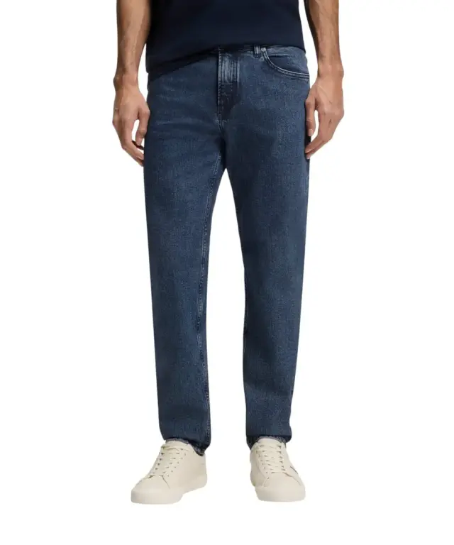 Hugo Boss - Ανδρικό Παντελόνι Τζιν Re Maine Bo comfort-stretch 50559869-424 Μπλε Σκούρο - W35 L32