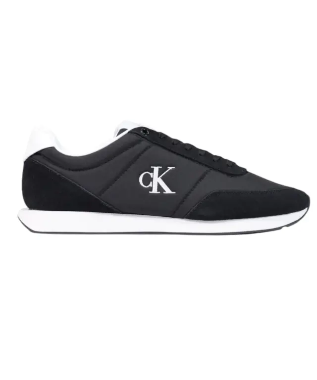 Calvin Klein - Ανδρικά Sneakers Retro Runner Essential Mix HM0HM02469-0GM Μαύρο
