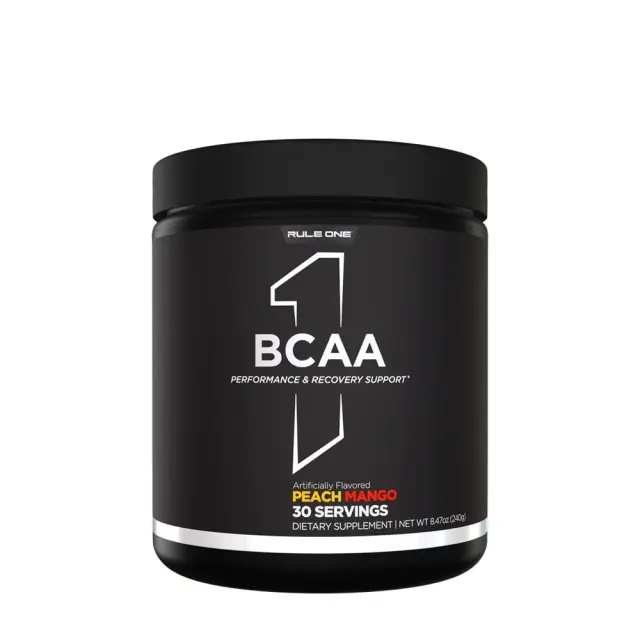 Rule1 BCAAs peach-mango, 30-servings