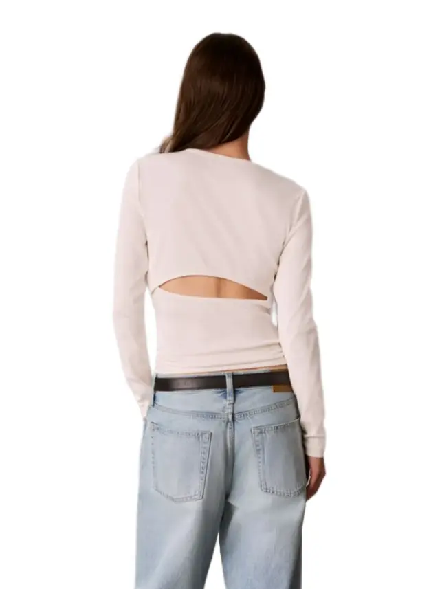 CalvinKlein γυναικεία μονόχρωμη μπλούζα LV047H259G-2 2