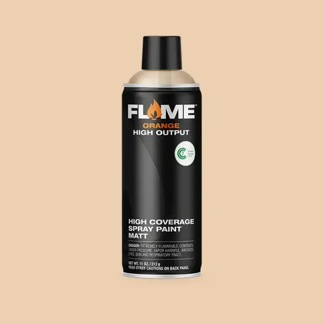 Flame Orange Spray Paint 400ml FO-208 Cold Peach