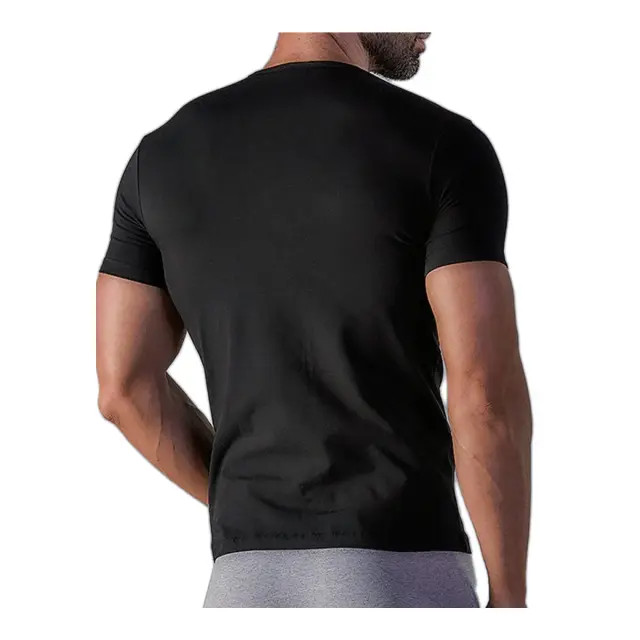 FMS Ανδρικό T-Shirt Κοντό Μανίκι Εφαρμοστό, Χρώμα Μαύρο - 2XL 2