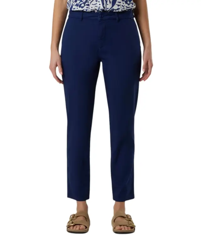 North Sails - Γυναικείο Παντελόνι Stretch Gabardine Chino 074791-000-0805 Μπλε 2