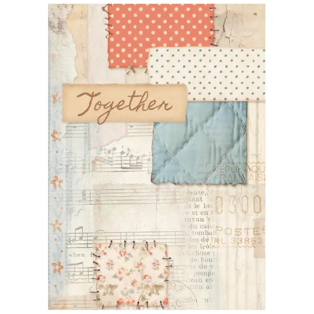 Σετ 8 ριζόχαρτα ντεκουπάζ Stamperia 10.5×14.8cm, Family, Backgrounds 3