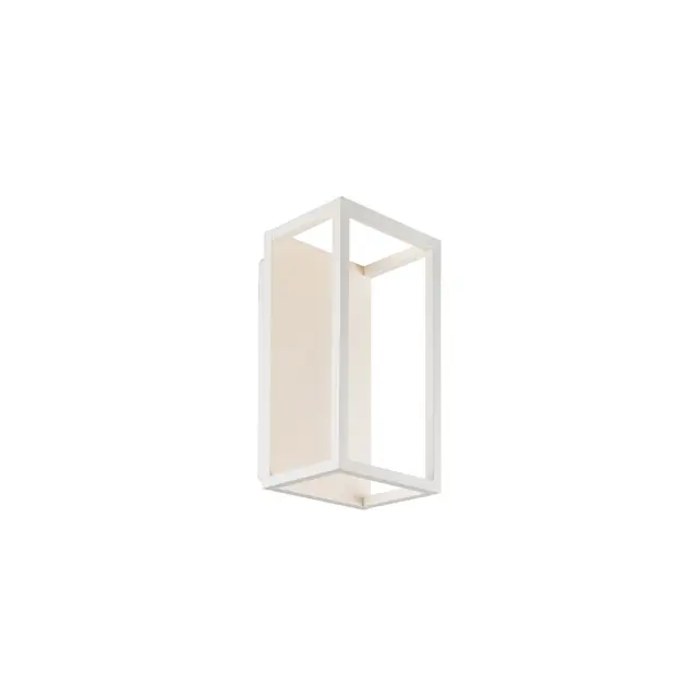 House 02155/WA/W/W Φανάρι Led τοίχου λευκό Άσπρο
