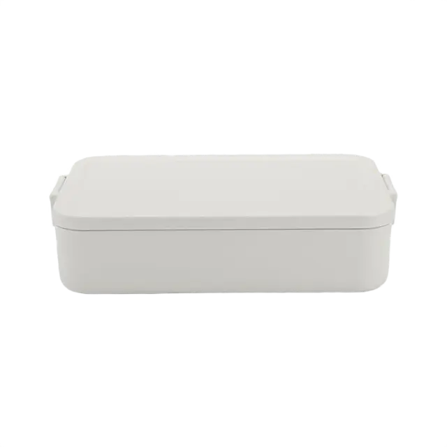 Brabantia Make & Take Δοχείο Φαγητού Με Χωρίσματα Bento 2L -Large- 25,5X16,7X6,2cm Κρεμ -Απο 100% Ανακυκλώσιμο Πλαστικό