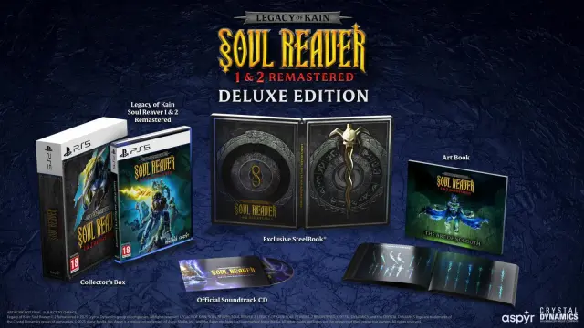 Legacy of Kain Soul Reaver 1 and 2 Remastered Deluxe Edition PS5 NEW
