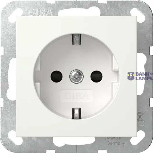 SCHUKO SH w/o cl. System 55 p.white