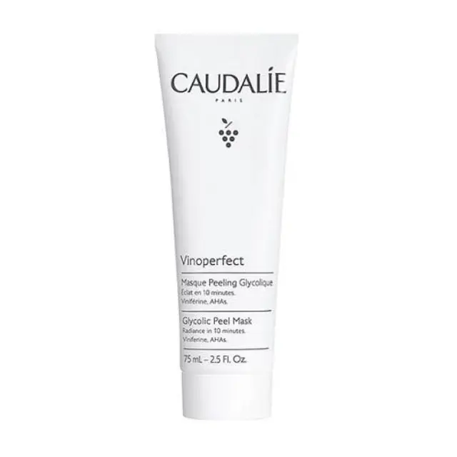Caudalie Vinoperfect Glycolic Peeling Mask Μάσκα Προσώπου Ήπιας Απολέπισης για Λάμψη και Ομοιόμορφο Τόνο, 75ml