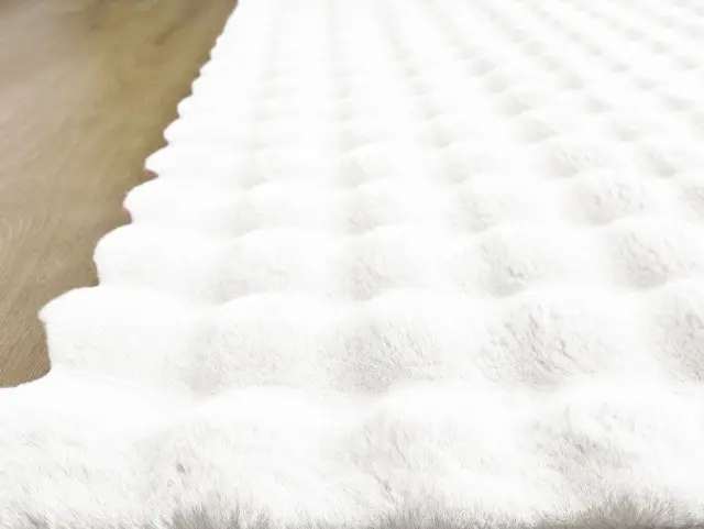 Πατάκι Μπάνιου 45x75 Beauty Home Bubble Art 9661 White 100% Πολυέστερ 2