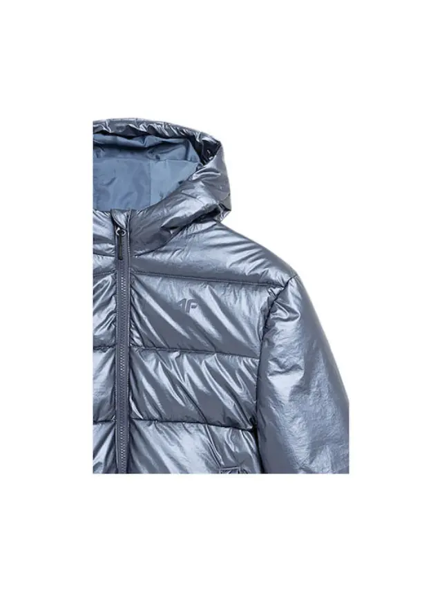 4F Puffer Jacket Silver 4FJAW23TDJAF267-28S - 140 3