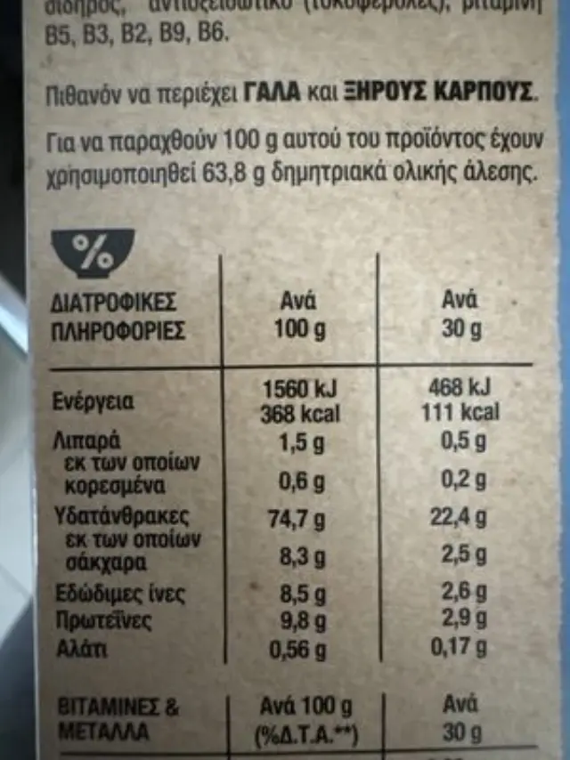 Nestle Fitness Δημητριακά Ολικής Άλεσης 375gr 2