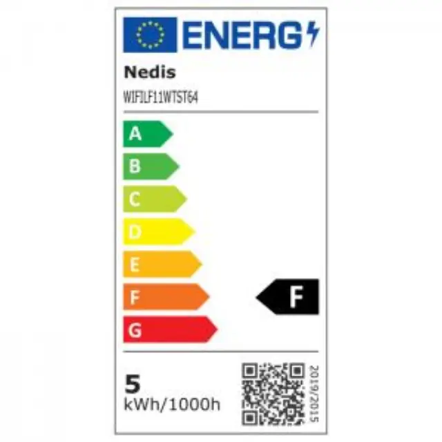 Wi-Fi έξυπνη λάμπα LED, E27, ST64, 5W, Warm White, 500lm. 3