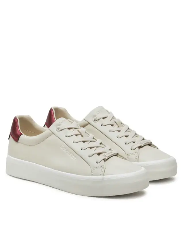 Calvin Klein - Γυναικεία Sneakers HW0HW02104-0IO Μπεζ 2