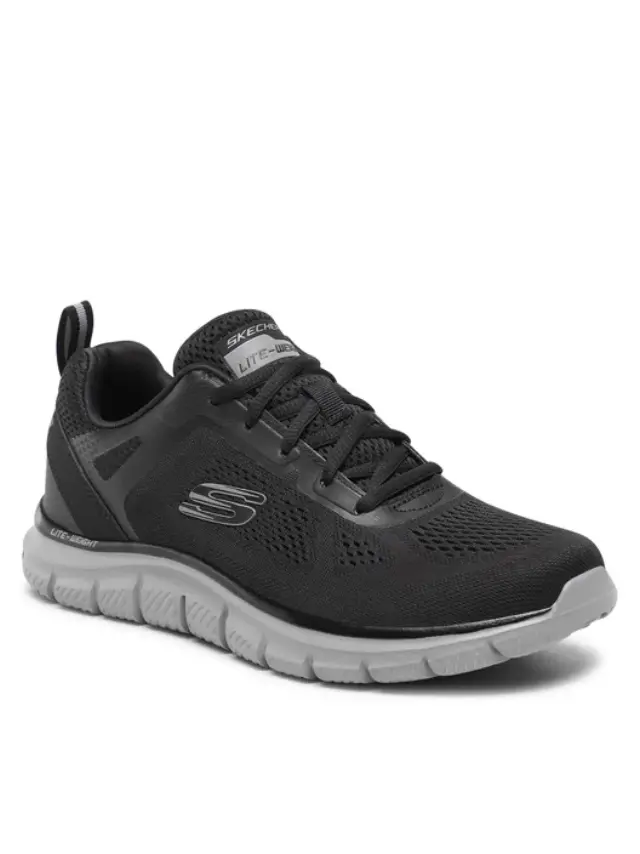 SkechersTrack Broader Ανδρικά Sneakers Μαύρα 232698-BKCC - 46 2