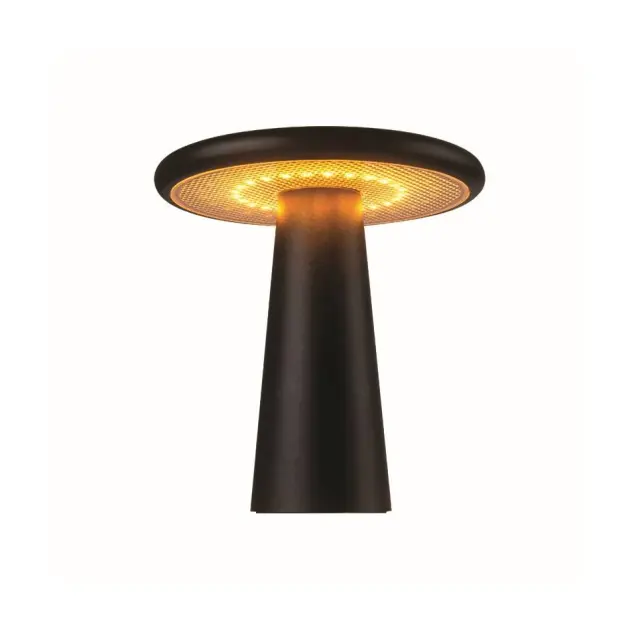 AcaLight Offer LED SMD TABLE BATTERY LUMINAIRE 2W 190LM MAX 335° CCT 2.200-3.000K MATT BLACK CRI80 IP65
