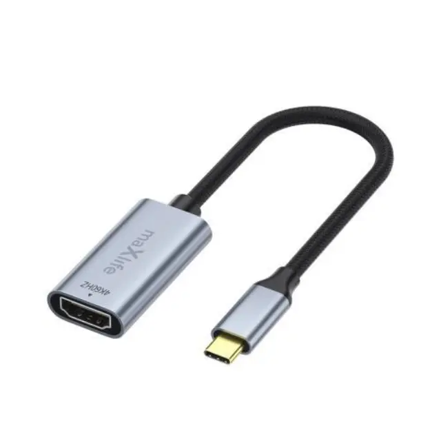 Hub USB C Maxlifte MXHC-01 σε HDMI 4K 60Hz Μαύρο N66488