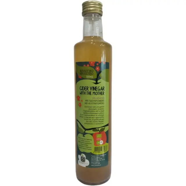 Μηλόξιδο with the mother, Greenbay, Bio, 500ml