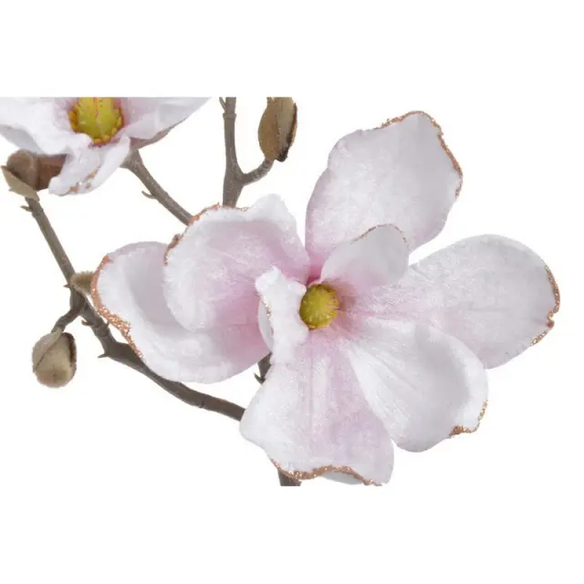 Μανόλια βελούδινη με απαλό glitter 52cm, light pink 2