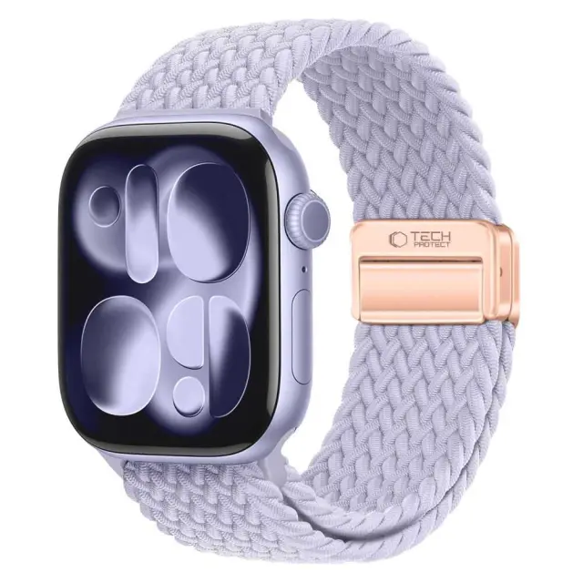 Tech-protect Nylonmag Apple Watch 8 / 9 / 10 / 11 / 12 / Se (40 / 41 / 42 Mm) Periwinkle 3
