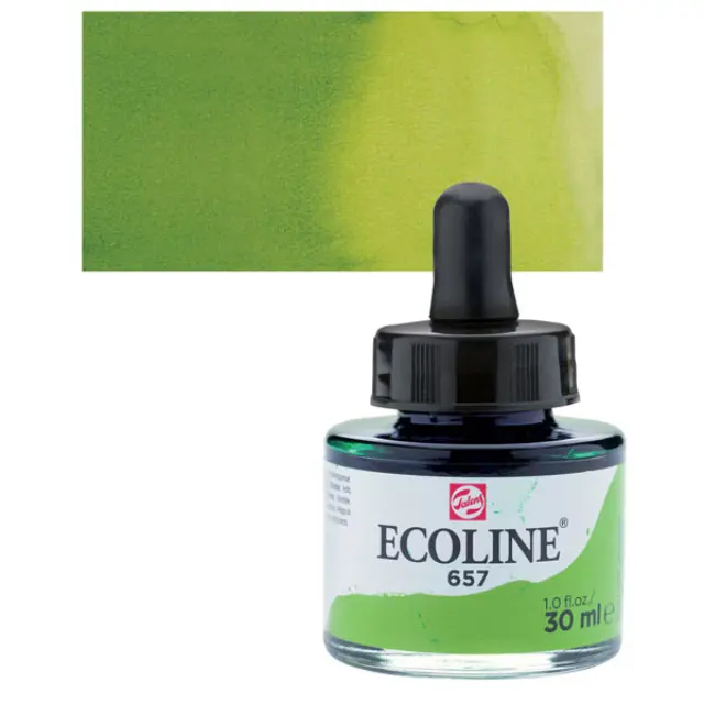 Μελάνι Talens Ecoline - 657 Bronze Green - 30ml