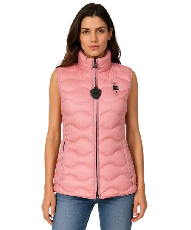Blauer - Γυναικείο Μπουφάν Vest Venice 26SBLDX03166-409 Ροζ - M