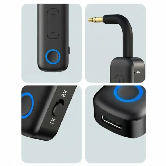 Tech-protect Ultraboost Au02 Audio Adapter Aux Bluetooth 5.4 Black 2