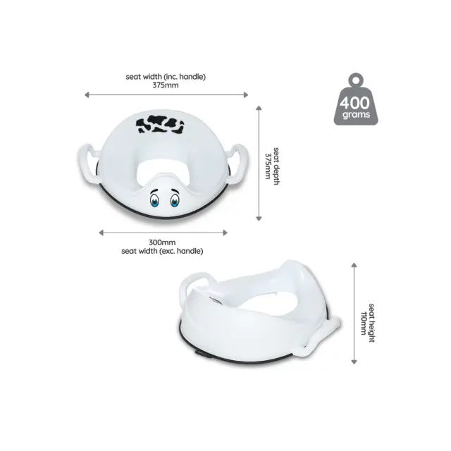 MYCARRYPOTTY My Little Trainer Seat - Εκπαιδευτικό καθισματάκι / Αγελαδίτσα λευκό/μαύρο 3