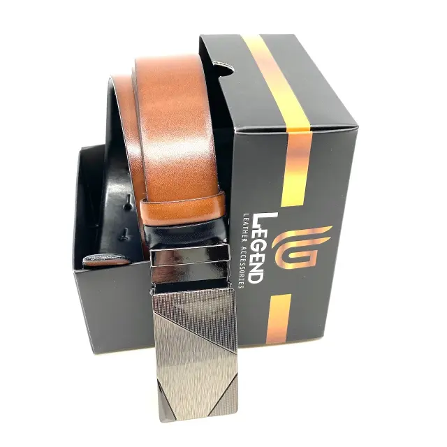 Μαύρη Ταμπά Ζώνη Διπλής Όψης P.U. Leather με Αγκράφα Πλακάκι 3,5 cm - 110cm 3