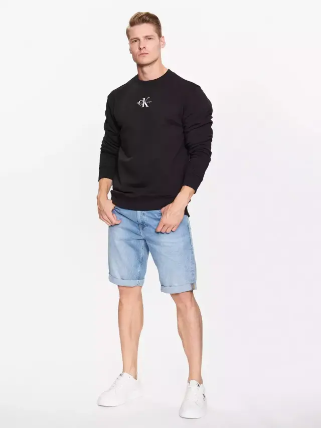 Calvin Klein - Ανδρικό Φούτερ J30J323434-BEH Μαύρο - 2XL 2