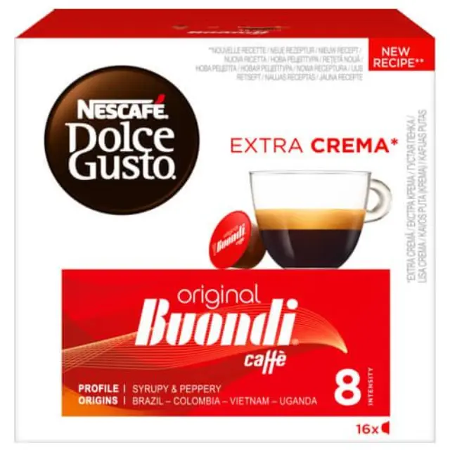Nescafe Buondi Extra Crema Κάψουλες Dolce Gusto 16τμχ