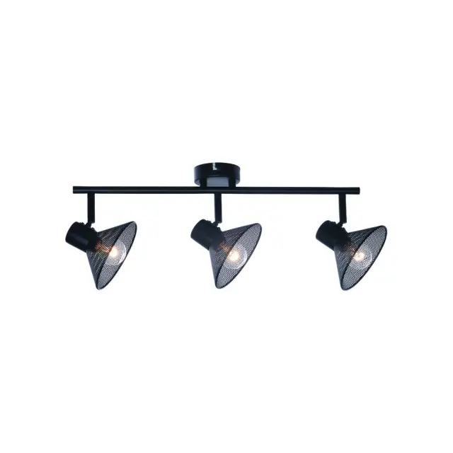 AcaLight Offer NETTO ΦΩΤΙΣΤΙΚΟ ΟΡΟΦΗΣ ΜΑΥΡΟ ΜΕΤΑΛΛΙΚΟ ΣΥΜΒΑΤΙΚΟ 3ΧΕ14 IP20 500Χ190mm