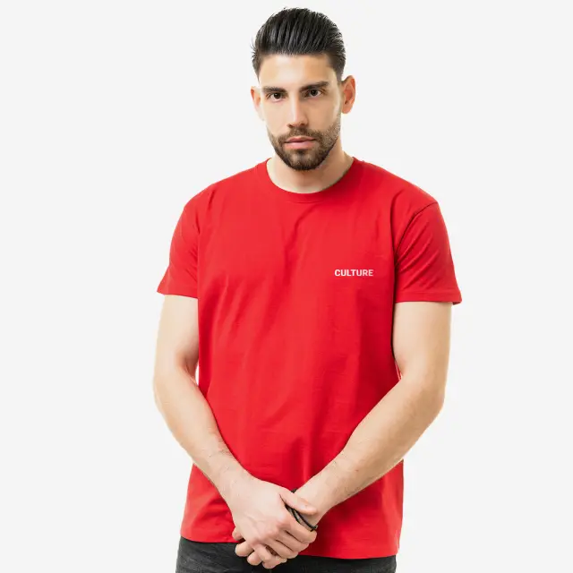 T-shirt Noshame® Κόκκινο με τύπωμα Culture - 122527 - XXL 3