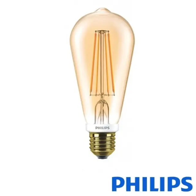 Philips Classic Led Bulb 5W/E27 Κίτρινο Φως