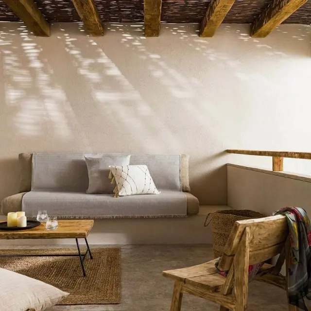 Ριχτάρι Πολυθρόνας 180X180 GOFIS HOME RENE Γκρι 732/15