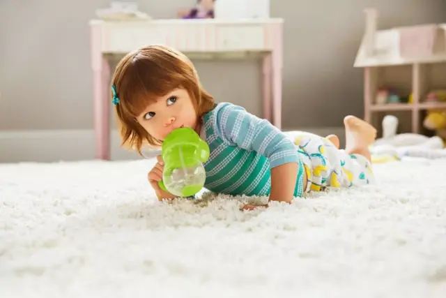 Munchkin Click Lock Tip & Sip Straw Cup Πράσινο Ποτήρι με Ευέλικτο Καλαμάκι 6m+, 207ml 2