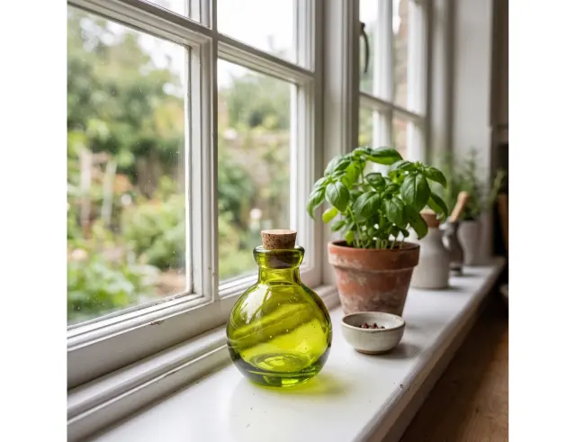 Διακοσμητικό Μπουκάλι με πώμα Glass Drops Βοlas (5321DB750) Aπό 100% ανακυκλωμένο γυαλί, Xωρητικότητας 125ml, Διαστάσεων Ø 7 x Υ 10 cm, Green 5321DB750