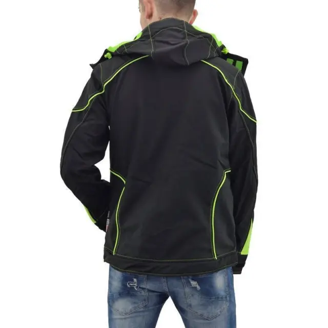 Softshell Jacket Cofra Tecka black/lime 2