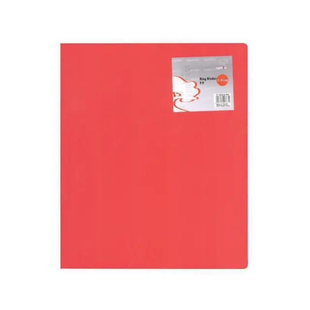 Typotrust Ντοσιέ PP Α4 με 2 Kρίκους/Ράχη 2,6cm Κόκκινο (FP15022-02)