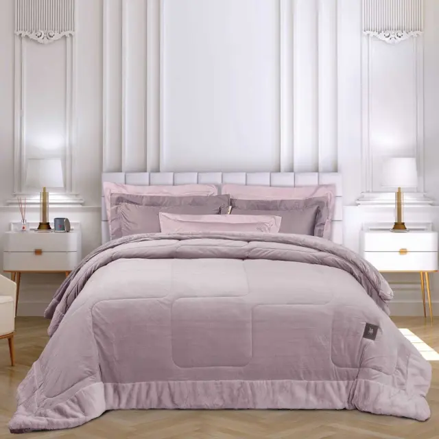 Κουβερτοπάπλωμα 240x250 King Size 700gsm Premium Greenwich Polo Club 3966 Nude 100% Πολυέστερ