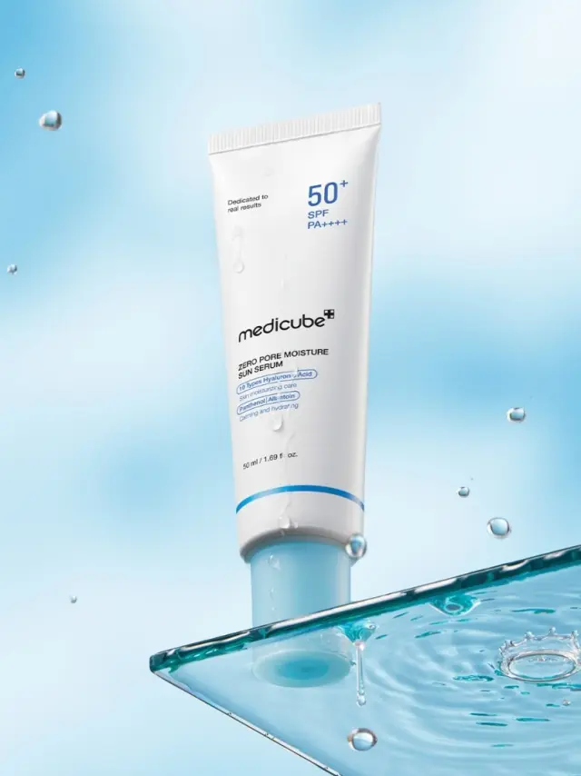 Medicube Zero Pore Moisture Sun Serum SPF50+ PA++++ Αντηλιακός Ορός Προσώπου Υψηλής Προστασίας, 50ml 3