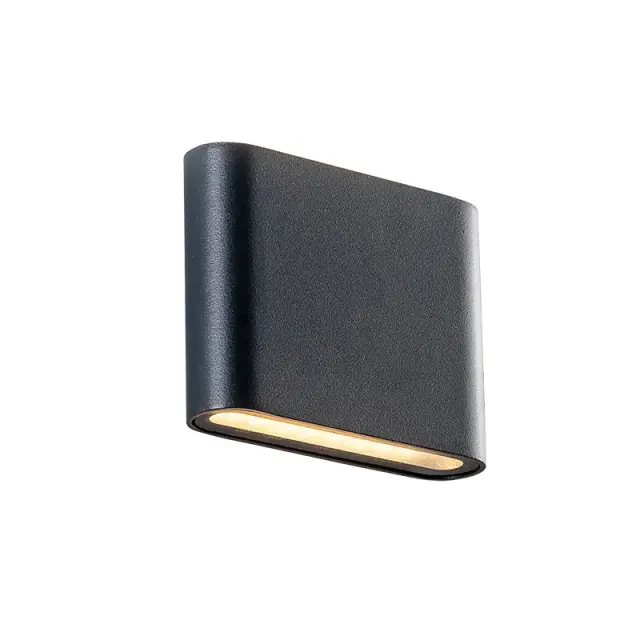 LED SMD WALL LUMINAIRE 7W 310LM 60° 230V AC 3.000K DARK GREY CRI80 IP54 30.000HRS / LG2631G